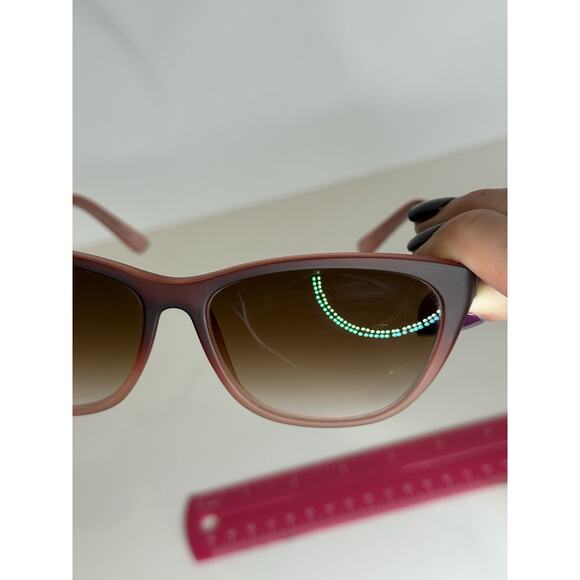 ZENNI® Women’s Reddish-Brown Gradient Cat Eye Sunglasses – Style 2027118 - Picture 10 of 10